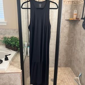 Sweaty Betty black long dress size XS.